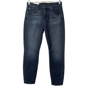 7 For All Mankind Gwenevere Jeans Womens Size 29" Waist Blue Zip Up Mid Rise NWT